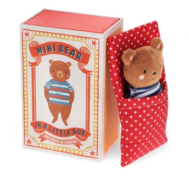NIEUW Beer in doosje, Kinderen en Baby's, Speelgoed | Knuffels en Pluche, Ophalen of Verzenden, Nieuw, Beer