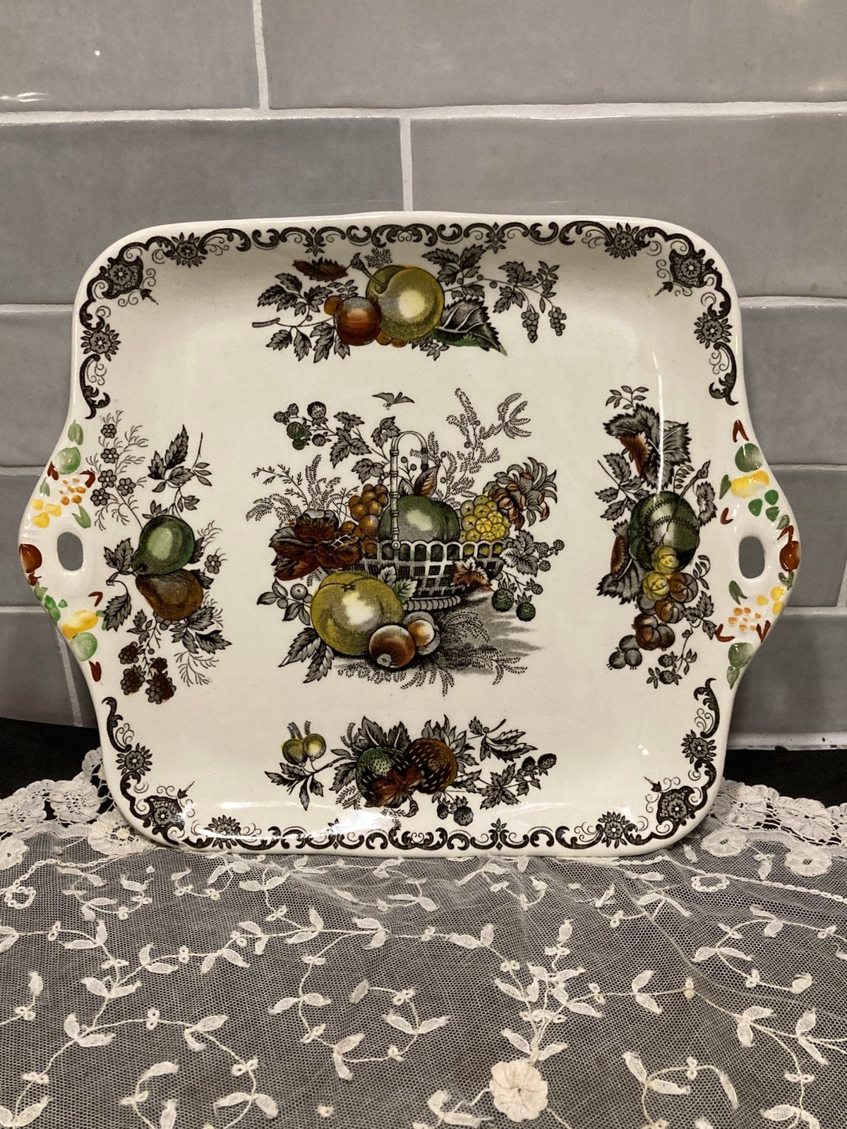 Schaal Mason’s, fruit basket (031024c), Ophalen, Gebruikt, Schaal of Schalen, Overige stijlen