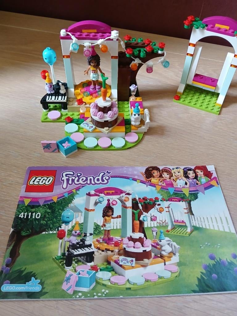 Lego Friends nr. 41110 Verjaardagsfeest, Ophalen of Verzenden, Zo goed als nieuw, Complete set, Lego