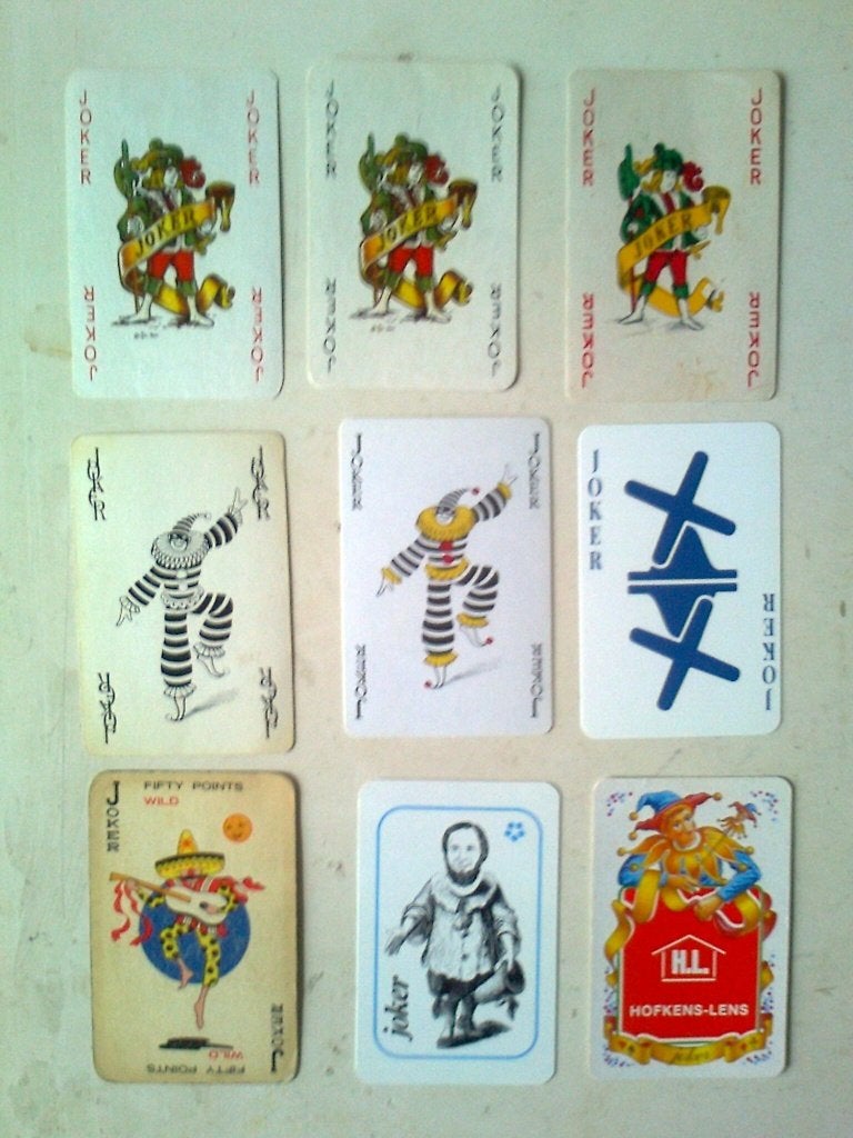 9 jokers R 16 v verzenden  €1,50, Verzamelen, Ophalen of Verzenden, Zo goed als nieuw, Joker(s)