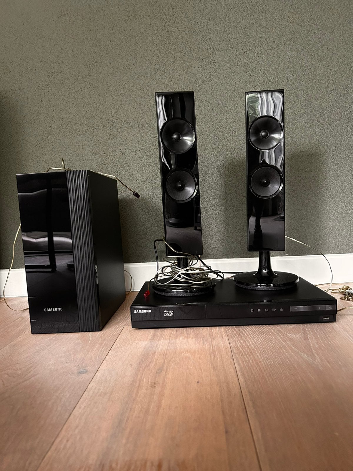 Samsung cinema set, Audio, Tv en Foto, Home Cinema-sets, Ophalen, Gebruikt, Overige merken, Blu-ray-speler