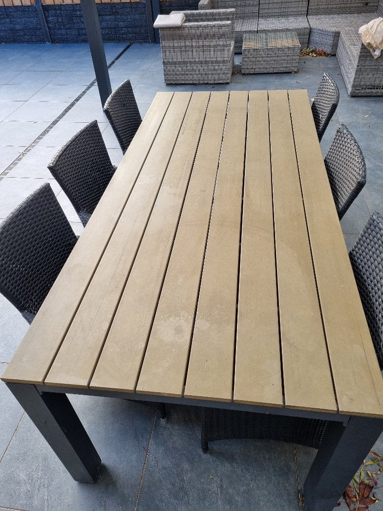 Tuinstel, Tuin en Terras, Ophalen, Gebruikt, 6 zitplaatsen, Tuinset