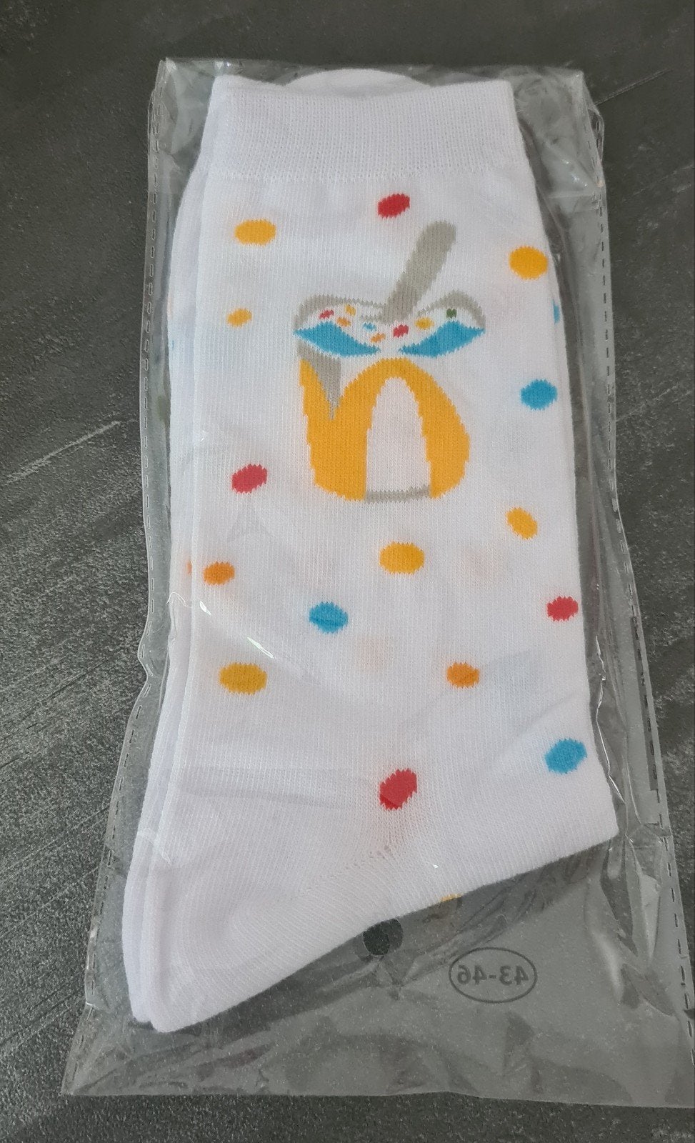 McDonald's Sokken McFlurry Maat 43-46, Overige kleuren, Ophalen of Verzenden, Mcdonald's, Nieuw