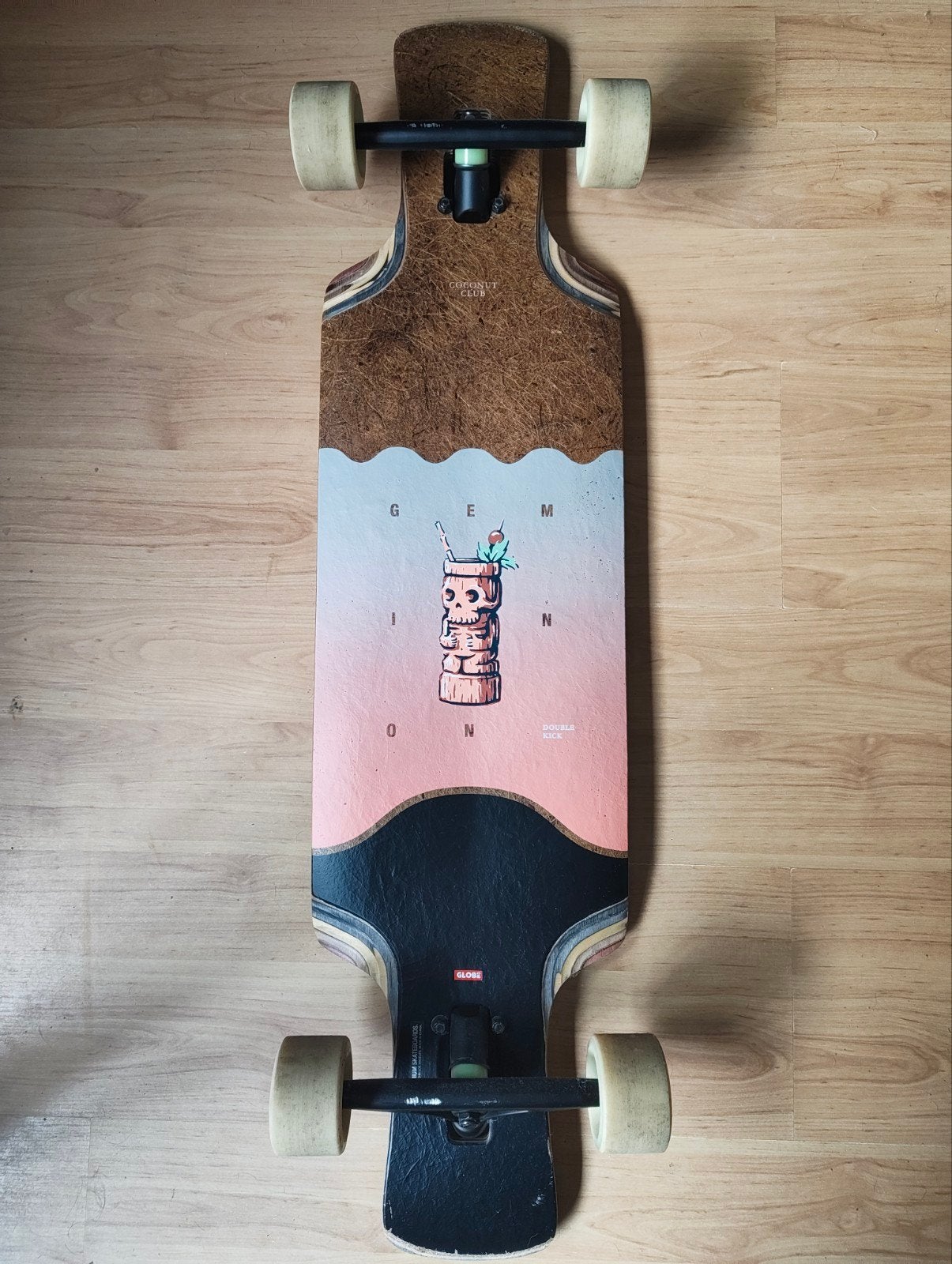 globe geminon Longboard, Ophalen of Verzenden, Gebruikt, Skateboard, Longboard