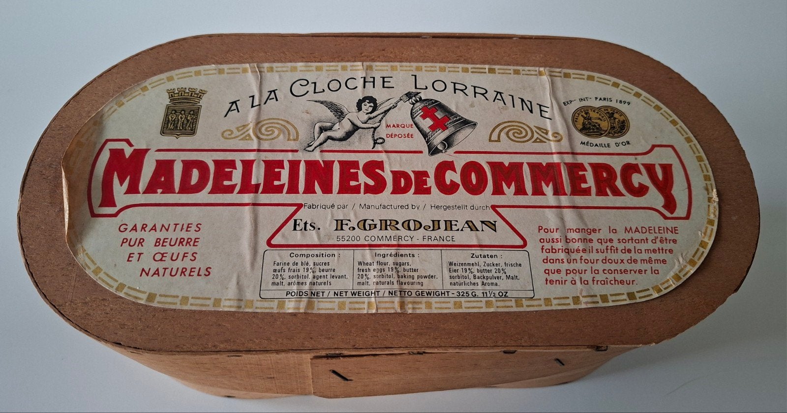 Madeleines de Commercy doos vol garen. Vintage., Ophalen of Verzenden, Breien of Haken, Wol of Garen