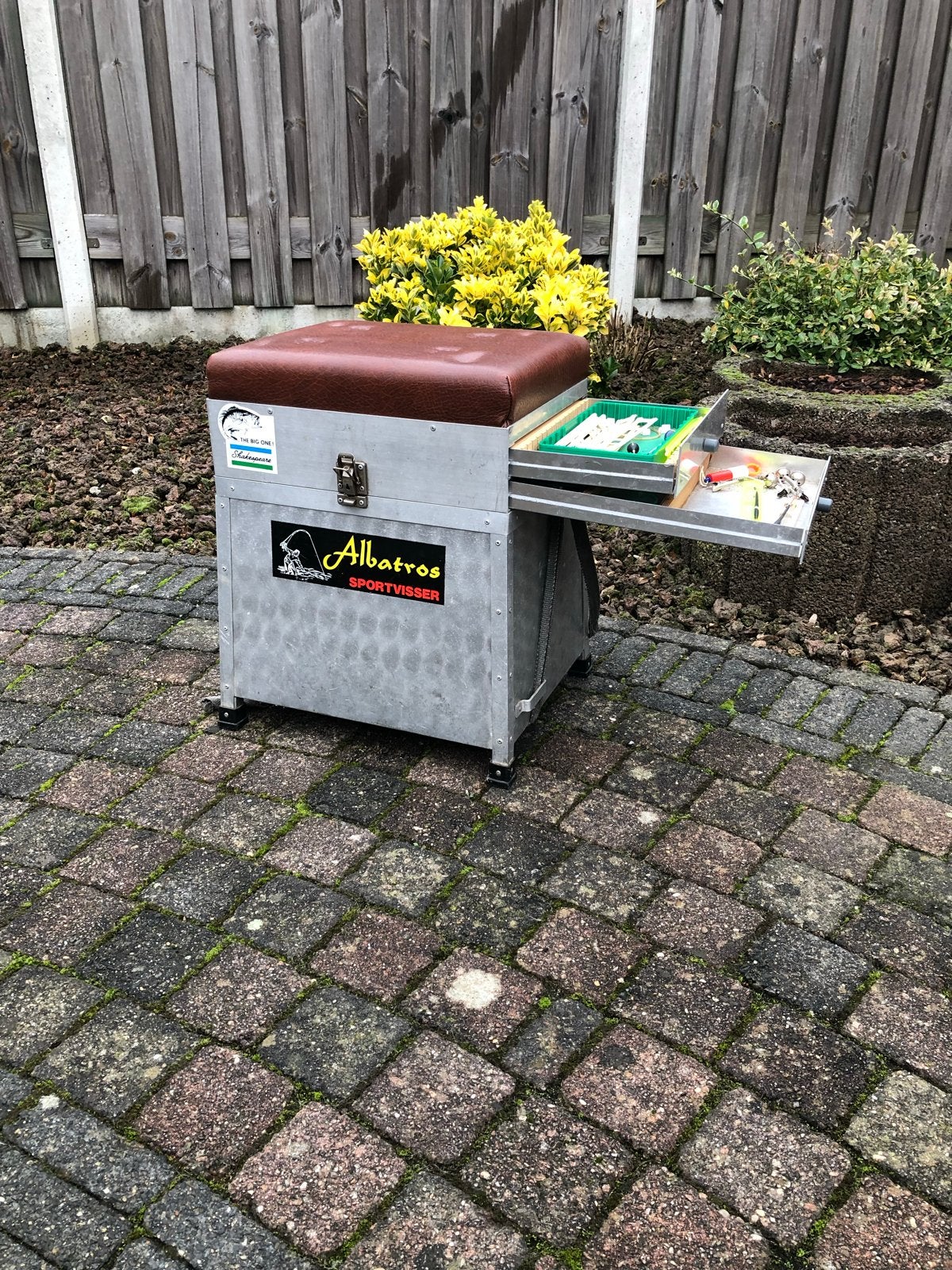 Aluminium viskoffer, Ophalen, Gebruikt, Koffer of Tas