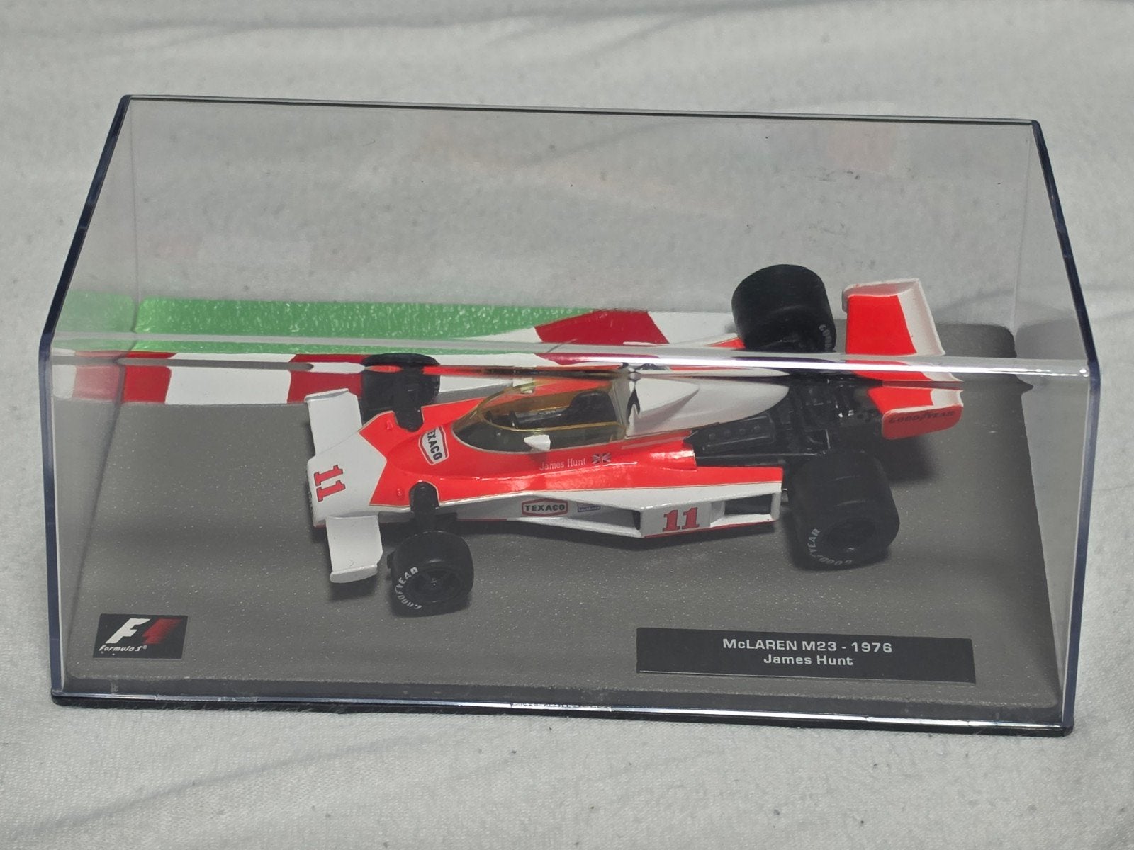 McLaren M23 - 1976 James Hunt Formule 1 modelauto, Ophalen of Verzenden, Zo goed als nieuw, Auto, Overige merken