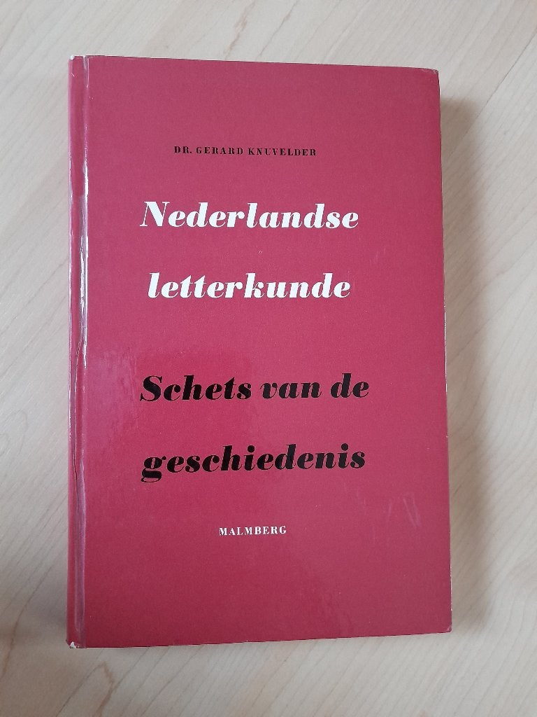 NEDERLANDSE LETTERKUNDE  dr Gerard Knuvelder, Boeken, Ophalen of Verzenden, Gelezen