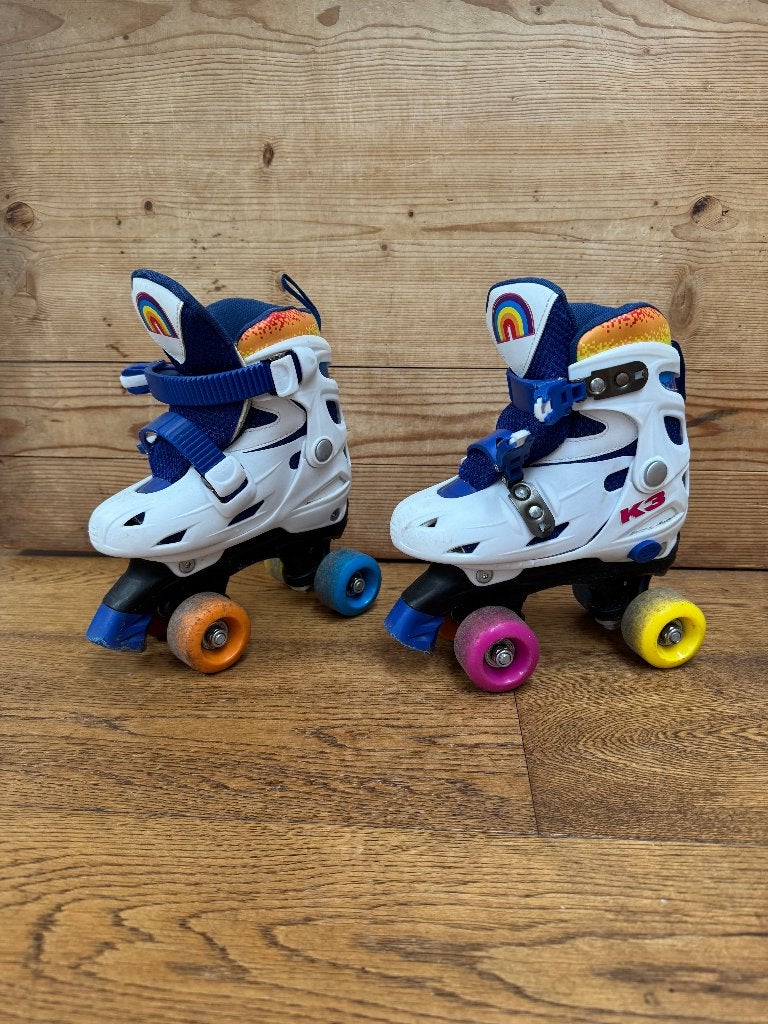Verstelbare rolschaatsen Studio 100 K3 - Maat 30-33, Kinderen, Ophalen of Verzenden, Verstelbaar, Gebruikt