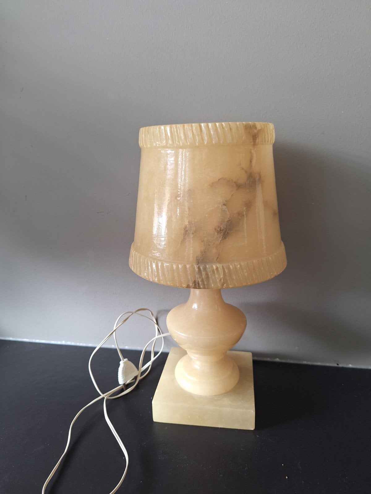 Vintage Alabastros Herna Tafellamp - Spanje, Ophalen