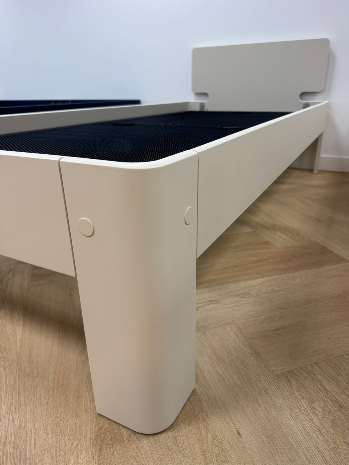Showroommodel: Auping Auronde 90x200 Sand Beige (-50%!), 90 cm, BeddenHal, Beige, Tweepersoons