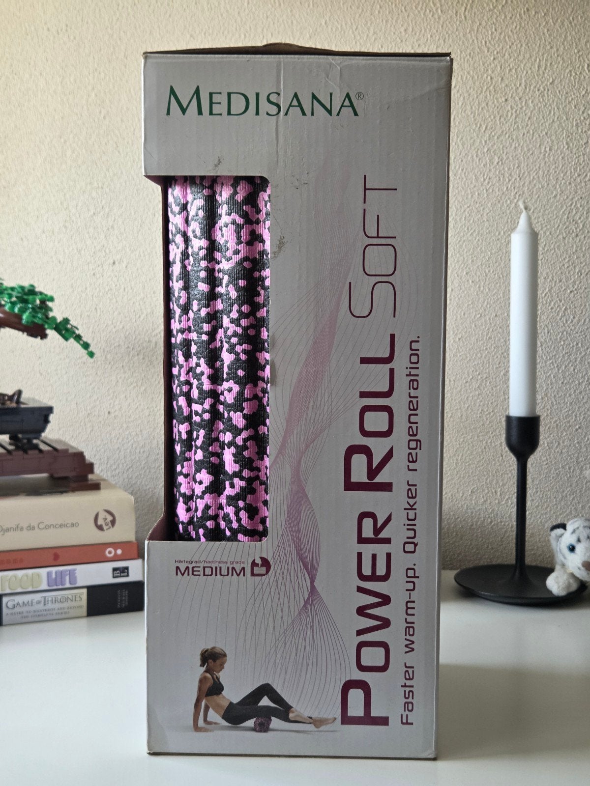 Medisana Power Roll Soft Foamroller met vibratie, Ophalen of Verzenden, Zo goed als nieuw, Foamroller
