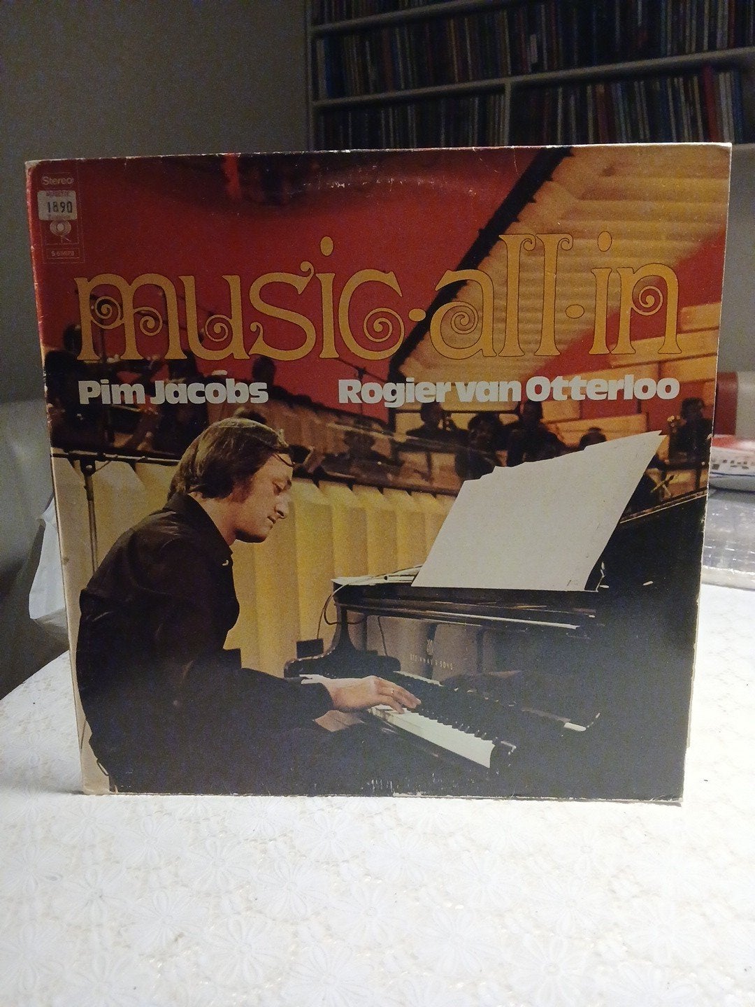 Pim Jacobs & Rogier van Otterloo - Music All-In LP, Ophalen of Verzenden, Gebruikt, 12 inch, LP