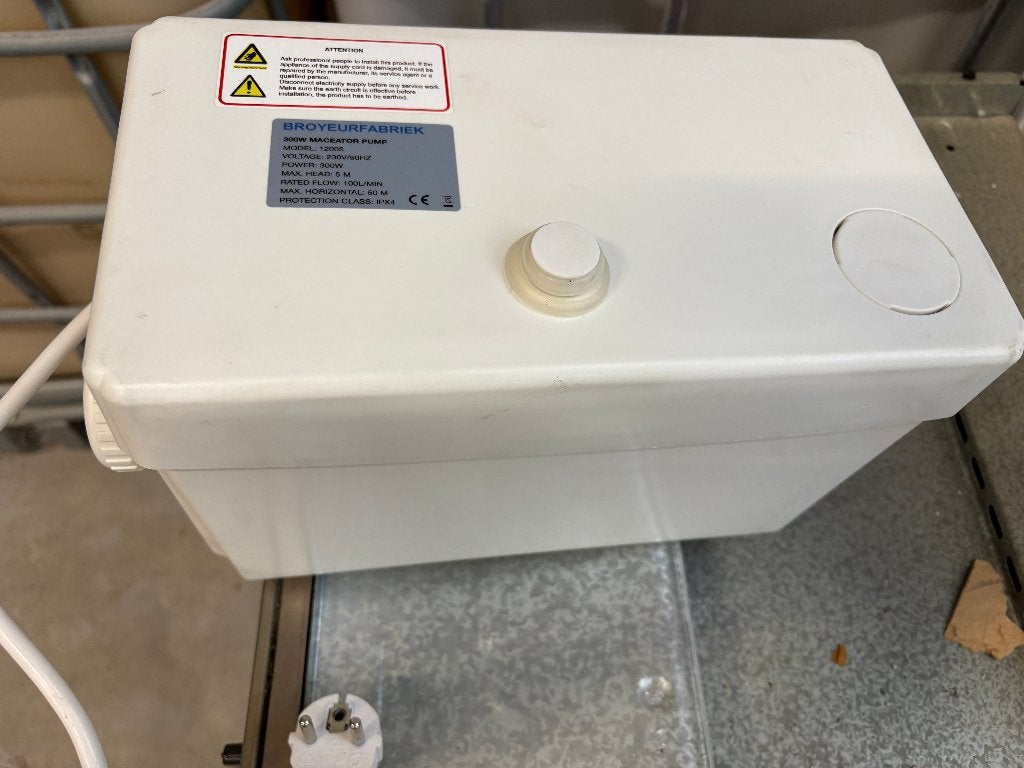 Broyeur fabriek douchepomp, Ophalen of Verzenden, Nieuw, Douche