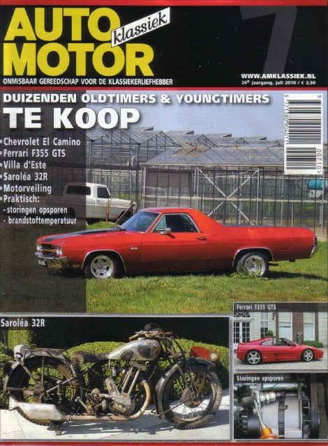 AMK 7 2010 : Chevrolet El Camino - Ferrari 355 GTS - Sarolea, Ophalen of Verzenden, Gelezen, Algemeen