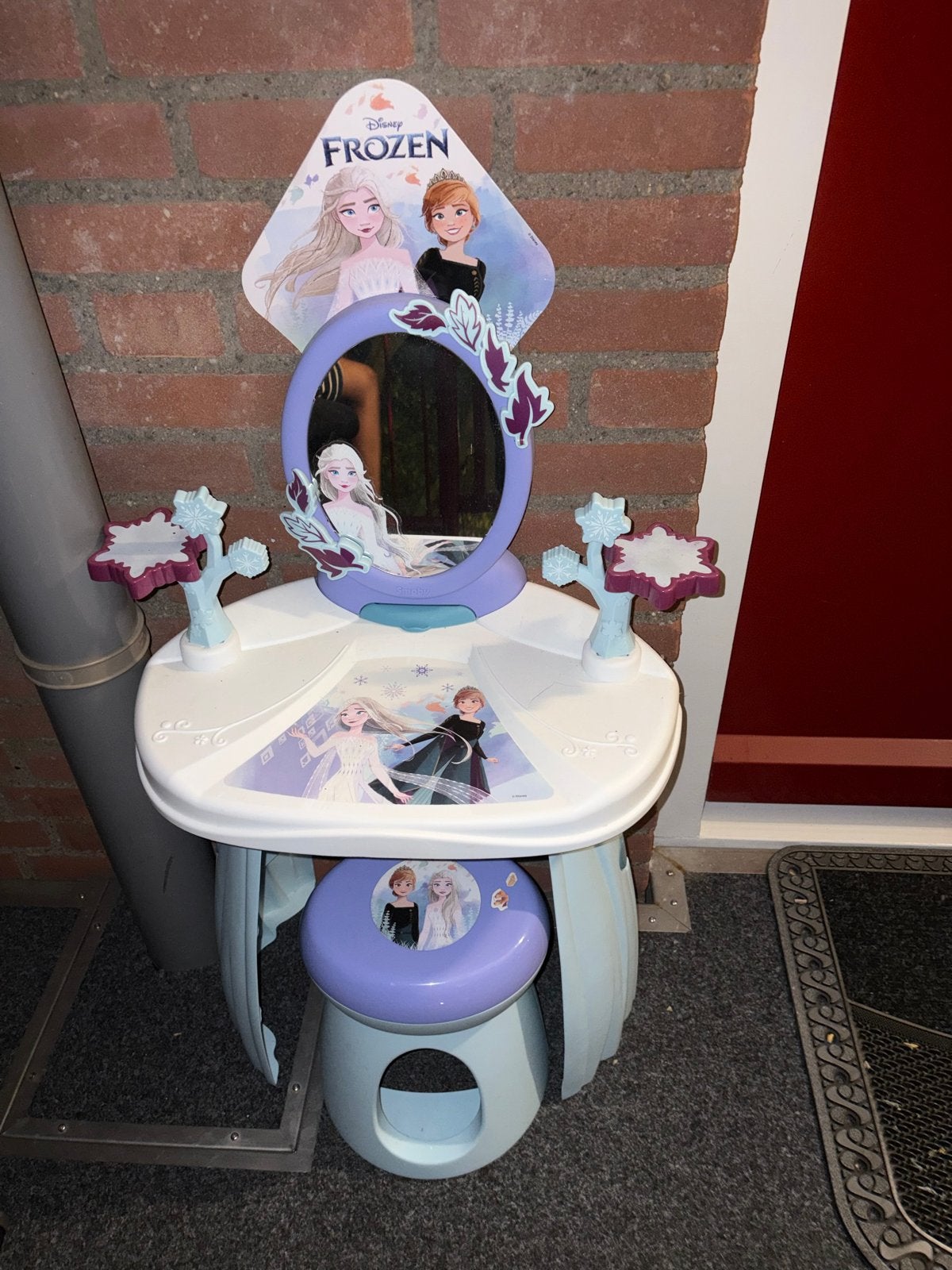 Disney Frozen kaptafel met krukje, Ophalen, Gebruikt, Meisje