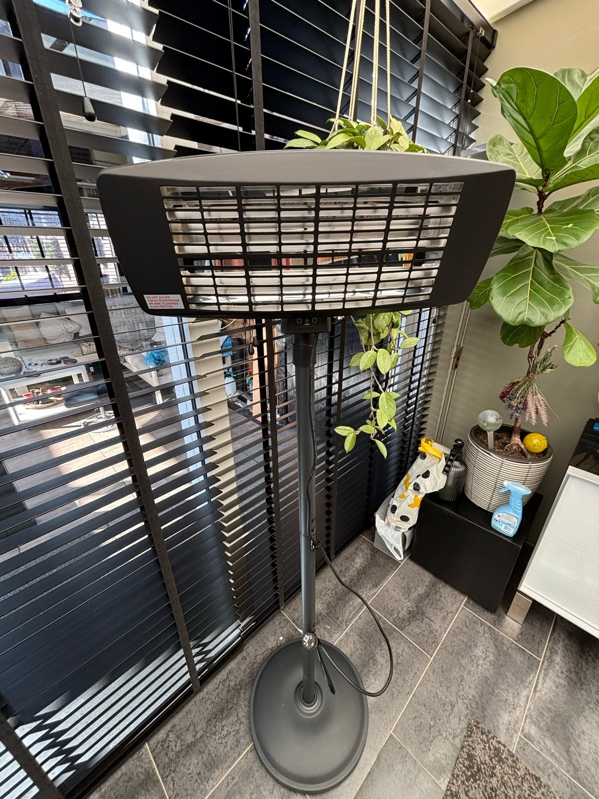 Patioheater Max 2000 Watt - Zo goed als nieuw, Tuin en Terras, Ophalen, Zo goed als nieuw, Elektrisch, Vloer
