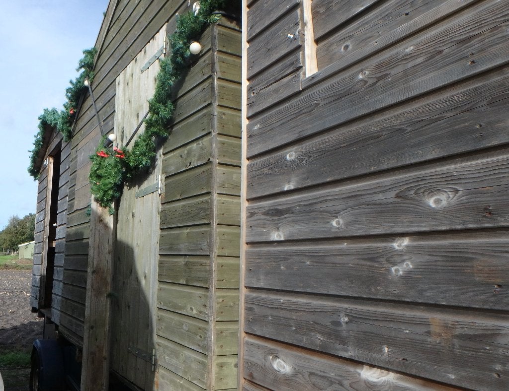 Houten huisjes voor verkoop op bv een markt, Ophalen, Gebruikt