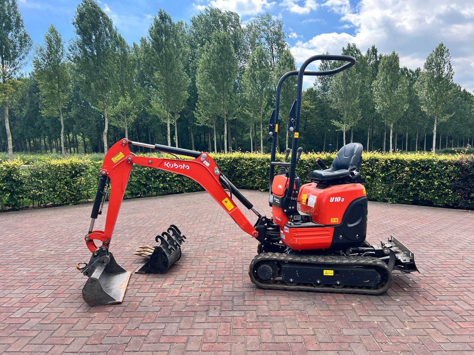 Kubota U 10-3 in nieuwstaat 105 uur NIEUW! marge., Ophalen, Graafmachine