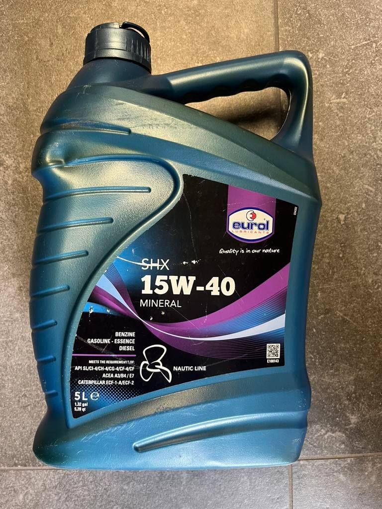 15W-40 motorolie nautic line 5 liter, Ophalen of Verzenden, Nieuw, Verven