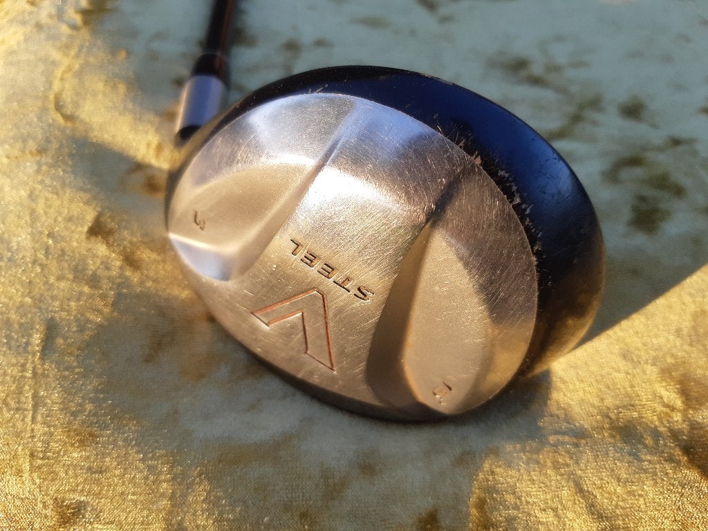 TaylorMade V steel.  Houten 3, loft 15 graden, Shaft Flex R, Ophalen of Verzenden, Club