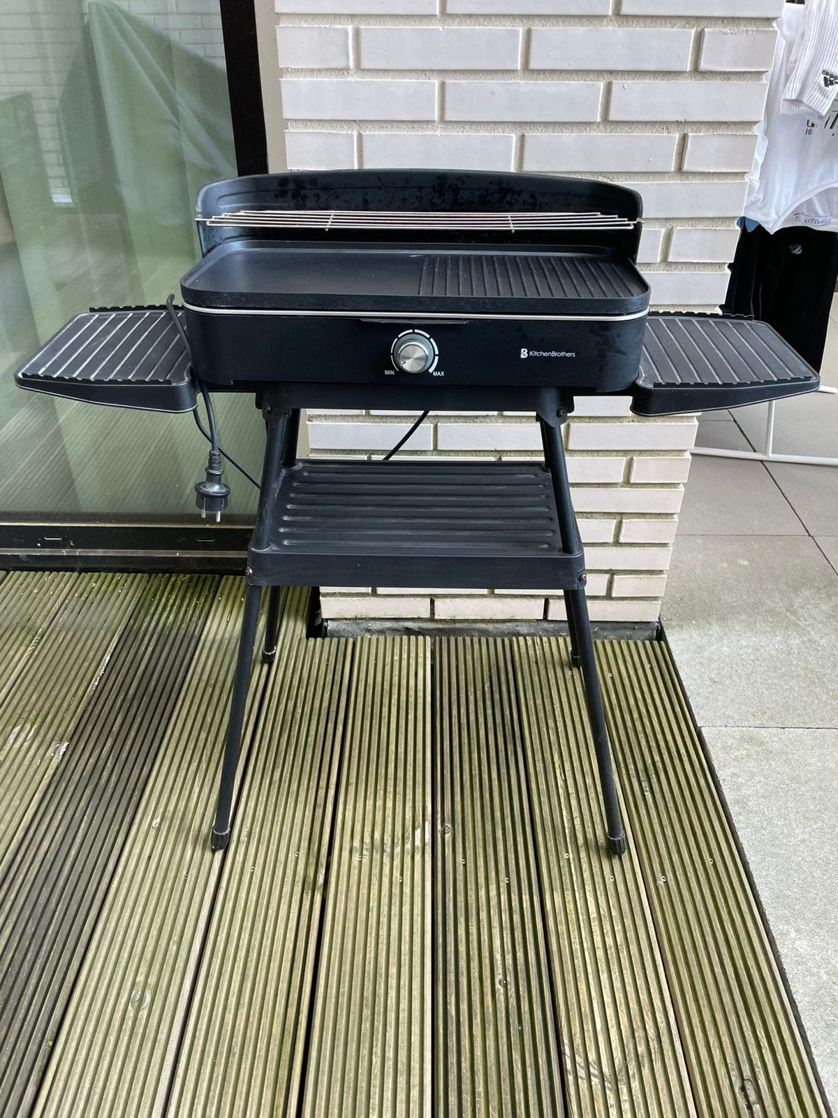KitchenBrothers elektrische BBQ, Ophalen, Zo goed als nieuw