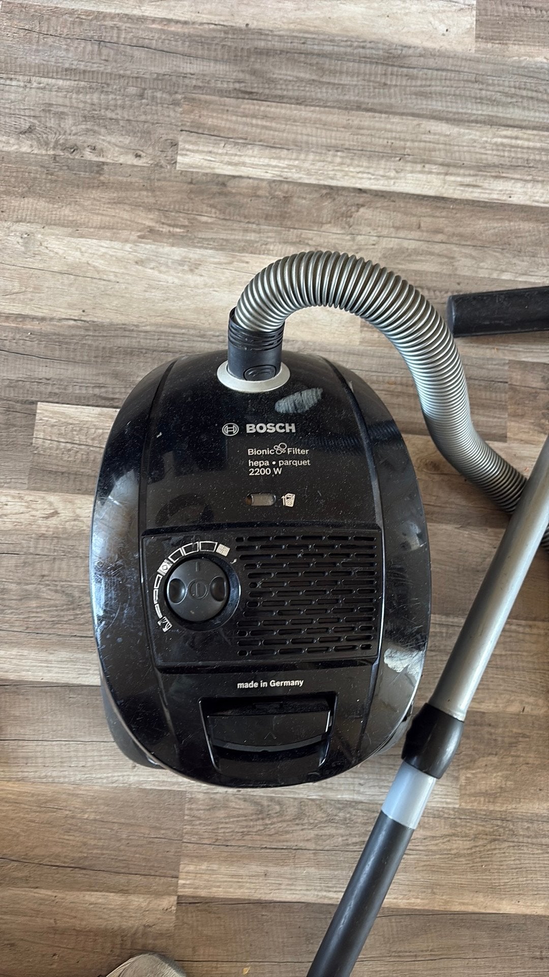 Goed werkende stofzuiger, Ophalen, Gebruikt