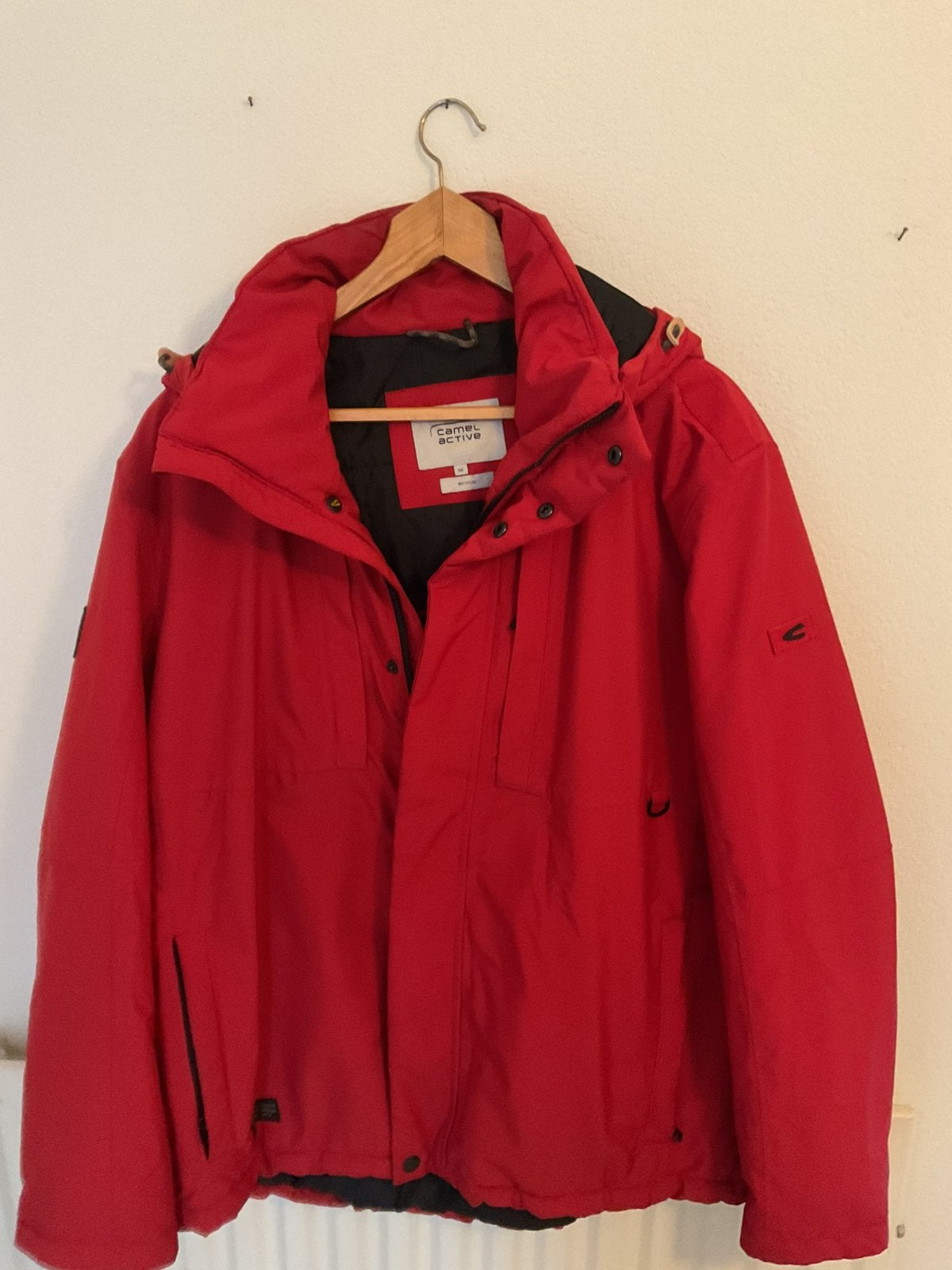 Rode Camel Active jas., Ophalen of Verzenden, Zo goed als nieuw, Maat 56/58 (XL), Rood