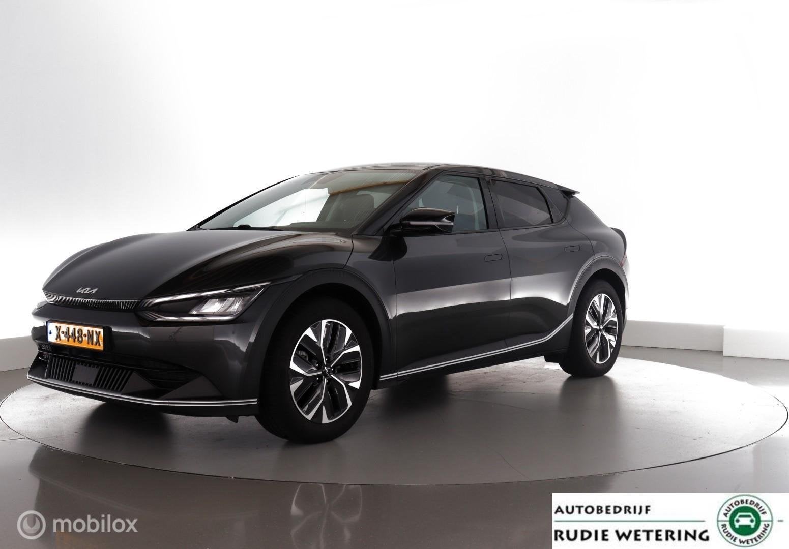 Kia EV6 Edition 77.4 kWh 1/2leer|stoelverw.|led|nav|dab|ecc|, Auto's, Kia, Automaat, 228 pk, Achterwielaandrijving, Gebruikt