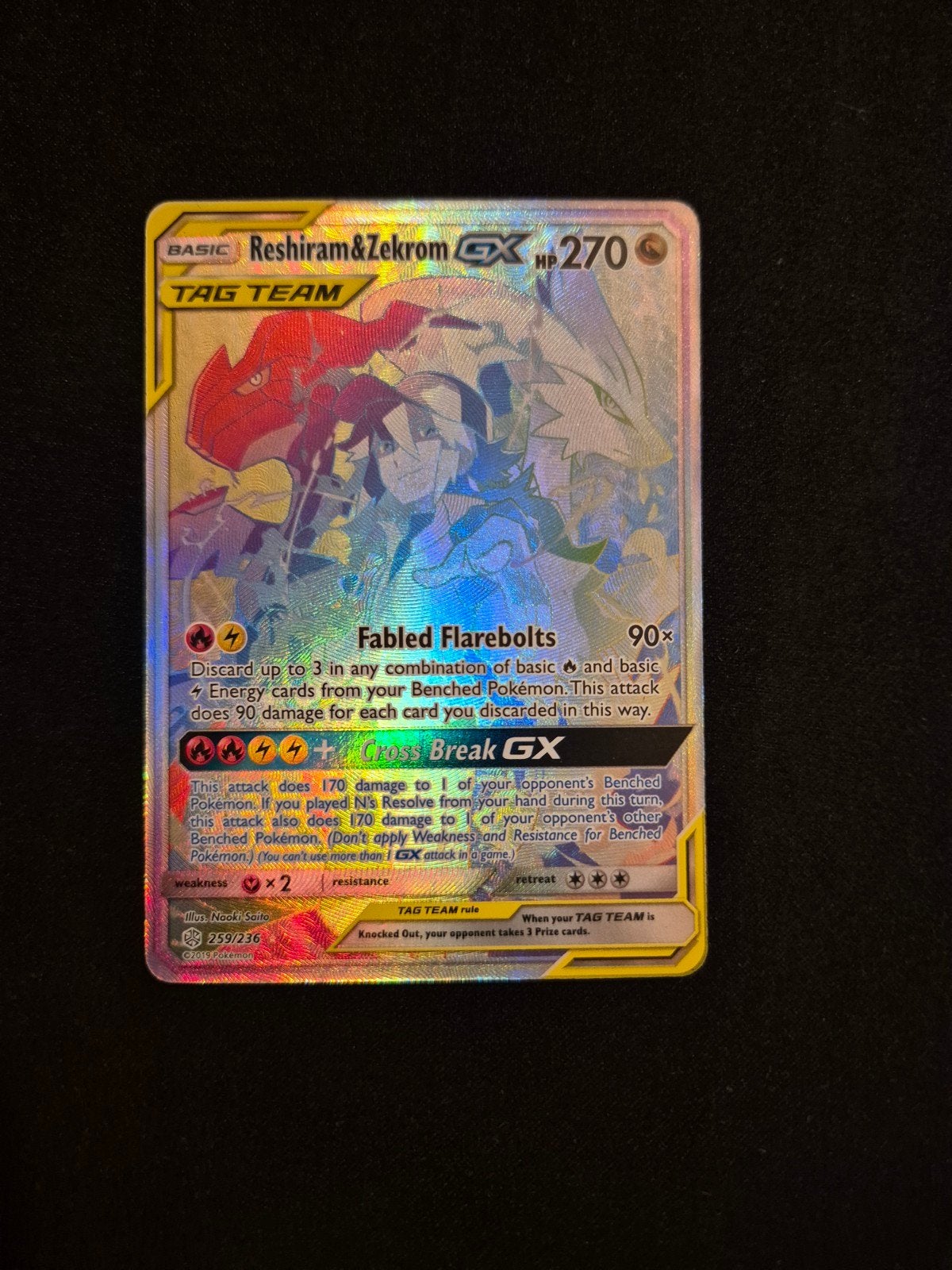Reshiram zekrom tagteam, Ophalen of Verzenden