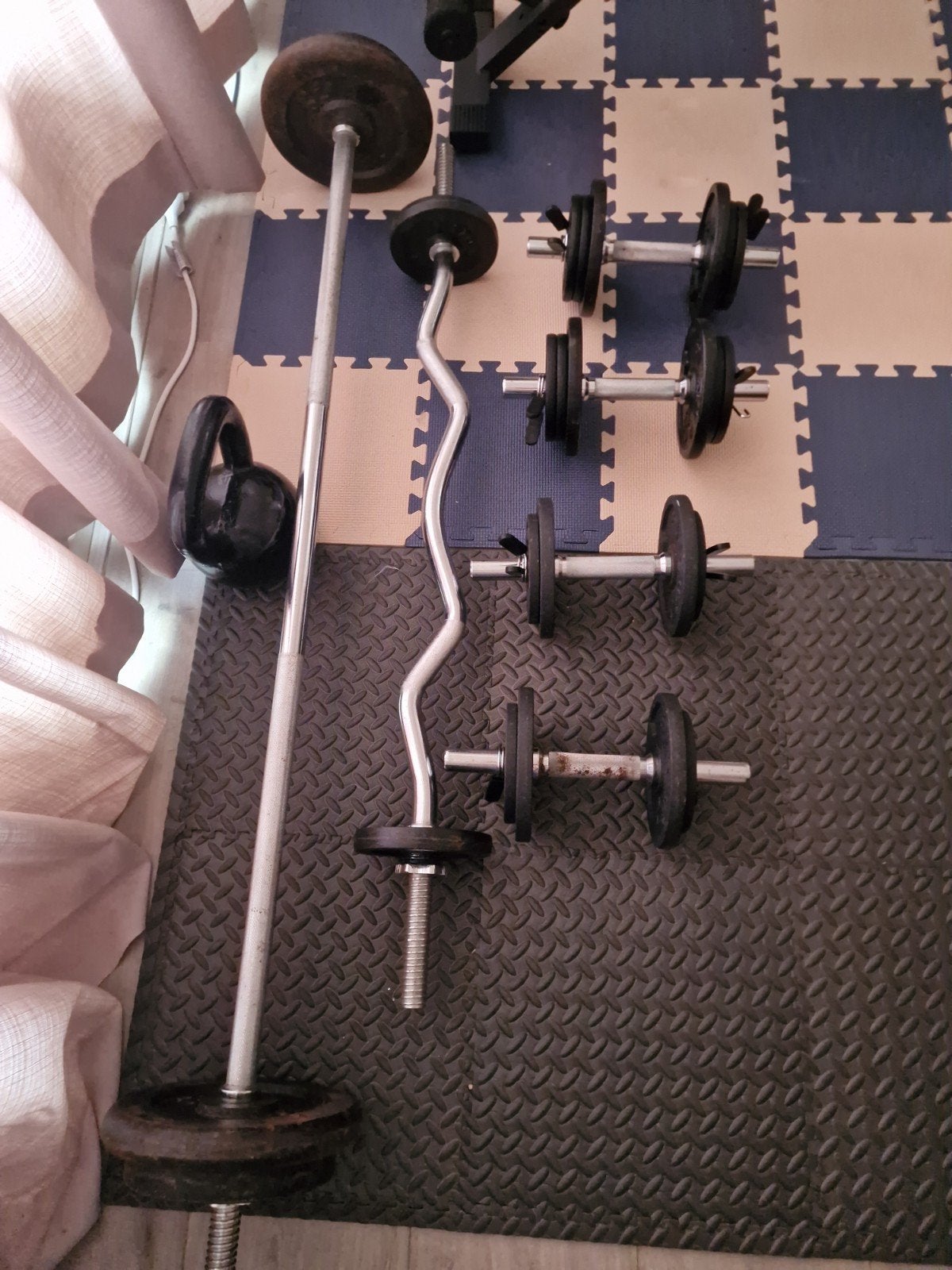 GYM Set equipment, Sport en Fitness, Ophalen