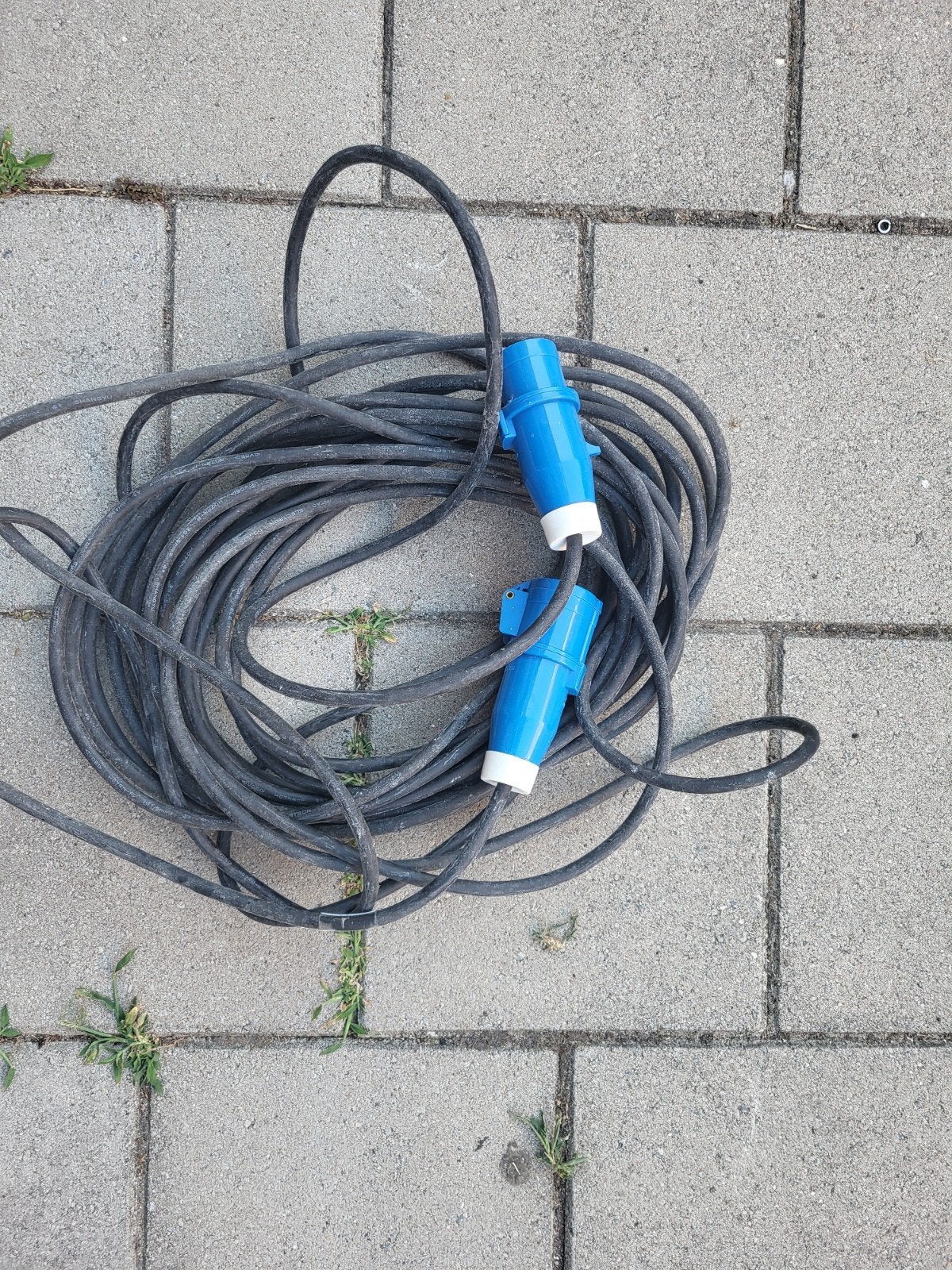 Stroomkabel voor caravan - CEE stekker 200-250V 16A, Caravans en Kamperen, Caravan accessoires, Ophalen, Gebruikt