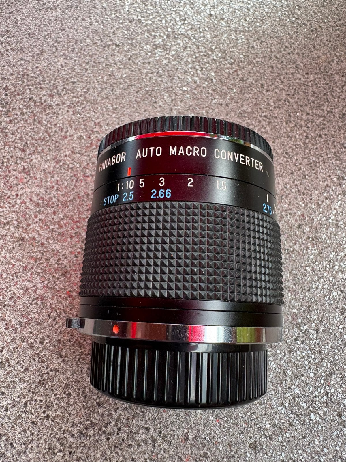 Panagor auto macro converter voor Olympus OM system, Ophalen of Verzenden, Zo goed als nieuw