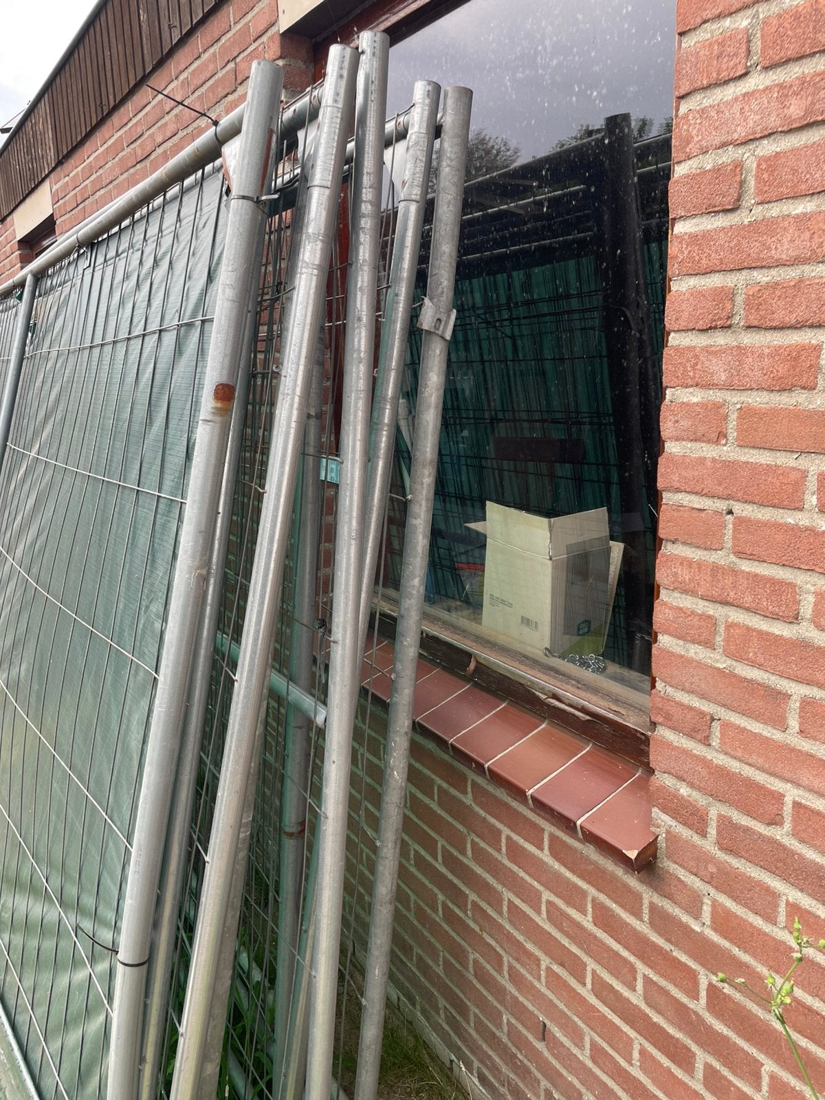 Bouw hekken + beton voeten, Ophalen, Gebruikt, Overige typen, Minder dan 2 meter