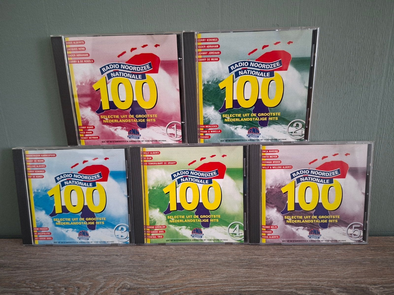 Radio Noordzee Nationale 100 - 5 CD Boxset, Cd's en Dvd's, Ophalen of Verzenden