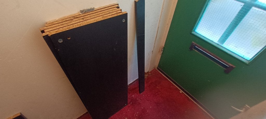 Pax zwarte planken, Ophalen, Gebruikt, Minder dan 25 mm, Plank