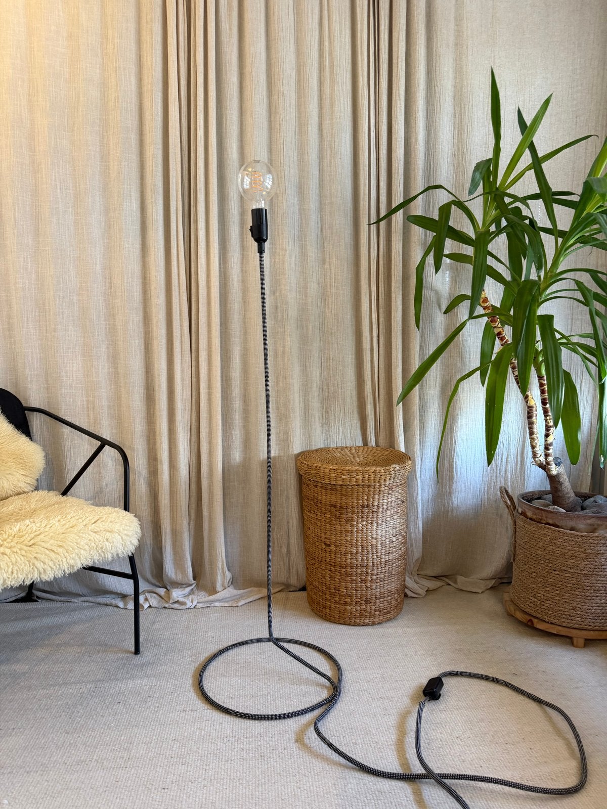 Design House Stockholm vloerlamp, Ophalen, Gebruikt, Scandinavisch, E27 (groot)