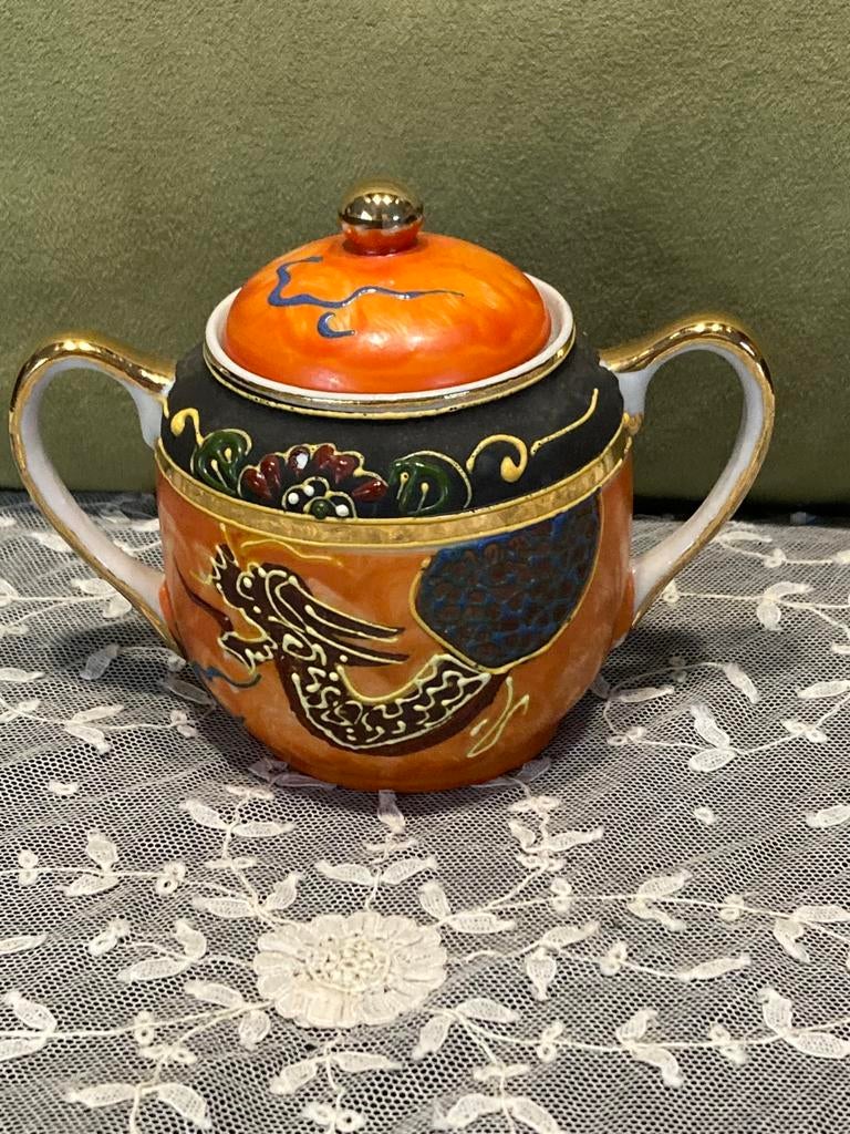 Suikerpotje Japans Dragon Ware (131123), Antiek en Kunst, Ophalen of Verzenden