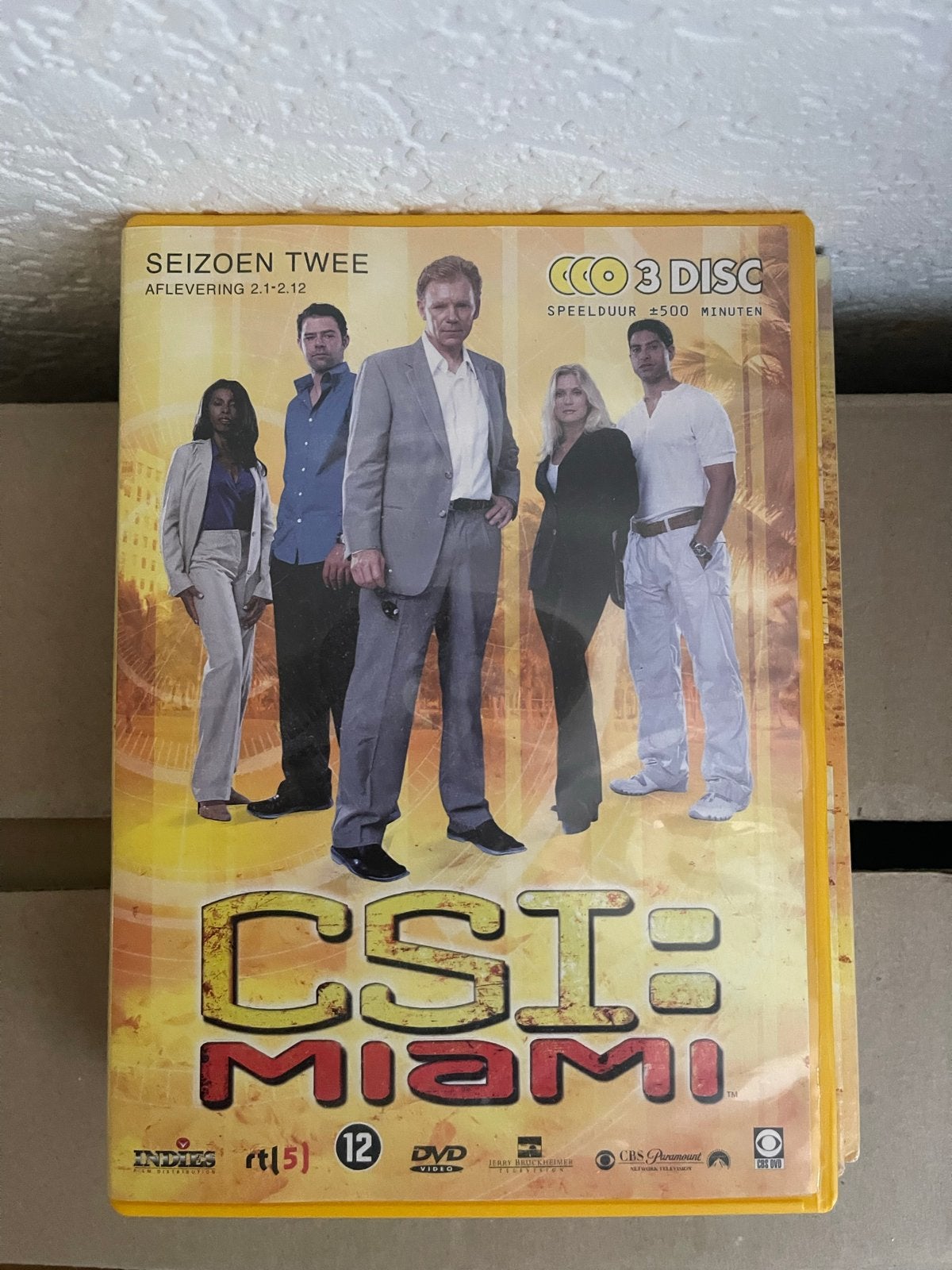 CSI: Miami - Seizoen Twee (Aflevering 2.1-2.12) DVD, Misdaad, Nederlands, Ophalen of Verzenden, Seizoen 2