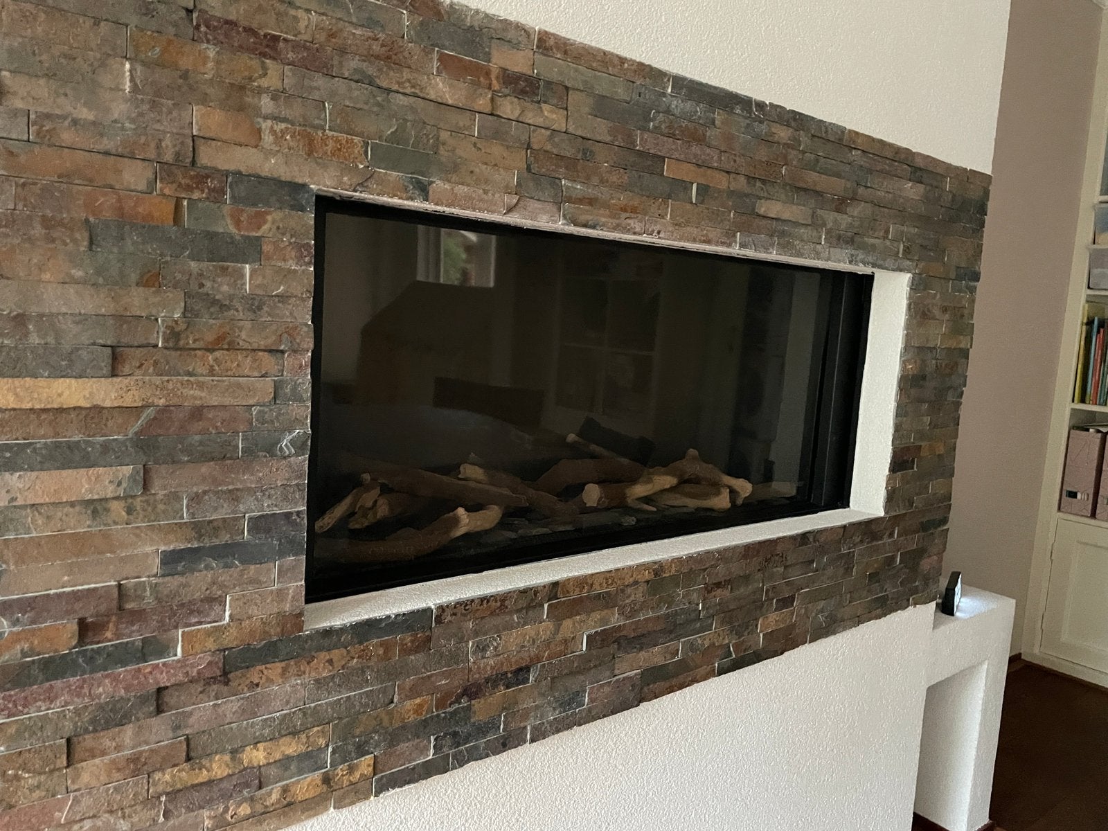 Faber gashaard 107x43cm, Huis en Inrichting, Ophalen, Gebruikt, Inbouwhaard, Gashaard