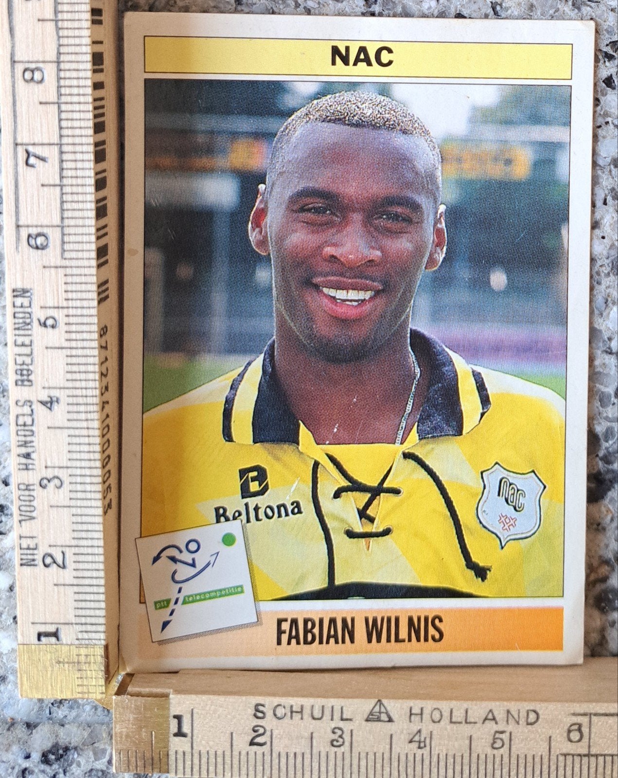 Panini voetbalplaatjes 187 Fabian Wilnis NAC Breda 1995, Verzamelen, Ophalen of Verzenden, Zo goed als nieuw, Buitenlandse clubs