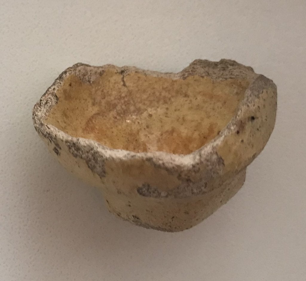 bodemvondst kinderspeelgoed testje test ca.1700, Antiek en Kunst, Ophalen of Verzenden