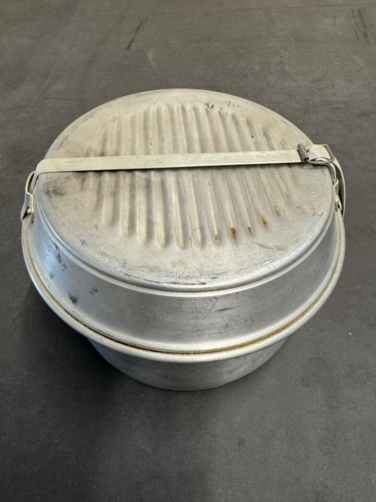 Vintage Aluminium Pannenset - Compact & Compleet, Caravans en Kamperen, Camper-accessoires, Ophalen, Gebruikt