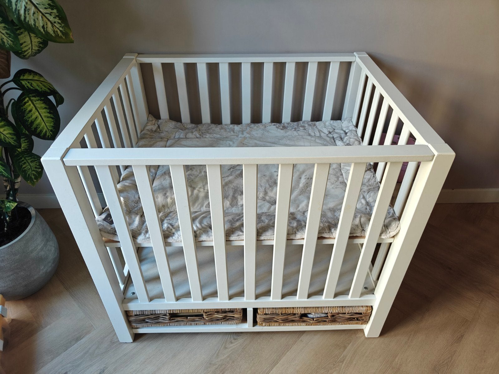 Witte Box met Lades - Zo goed als nieuw, Ophalen, Zo goed als nieuw, Rechthoekig, Lade