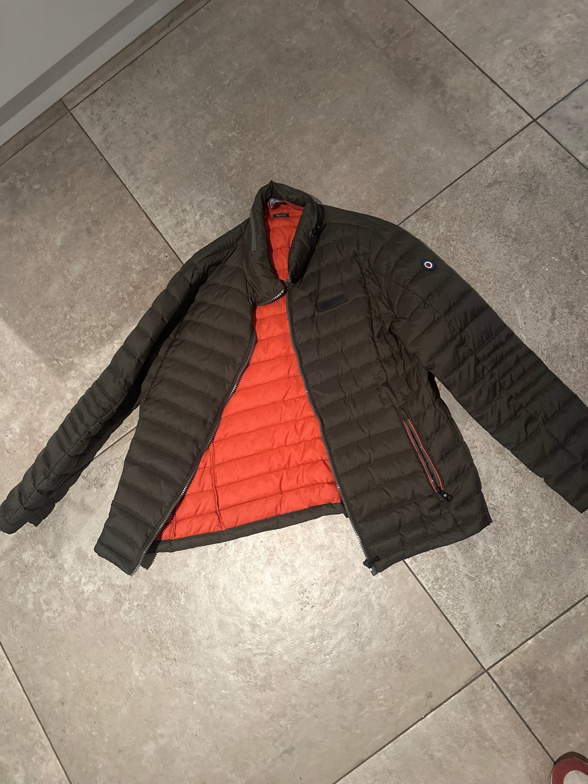 Blue Industry gewatteerde jas - Maat XL, Ophalen of Verzenden, Zo goed als nieuw, Maat 56/58 (XL), Groen