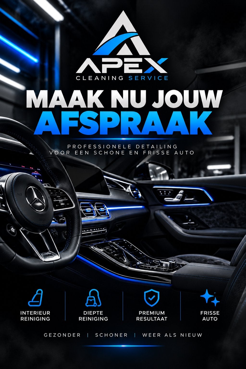 APEXCleaningService Autointerieu Bankstellen&Tapijtreiniging, Ophalen of Verzenden