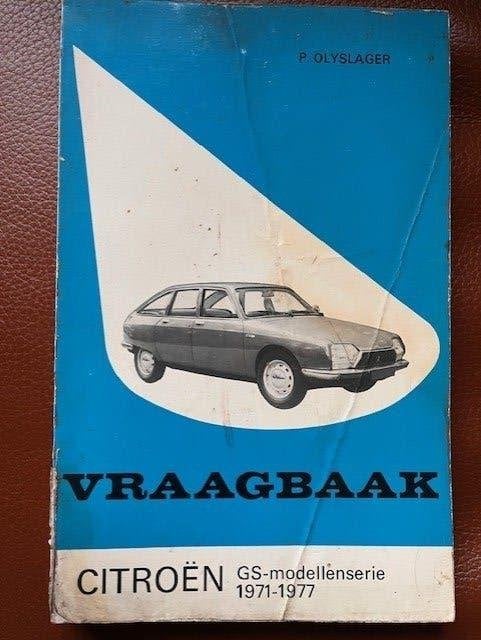 Vraagbaak Citroen GS door P Olyslager, Auto diversen, Verzenden