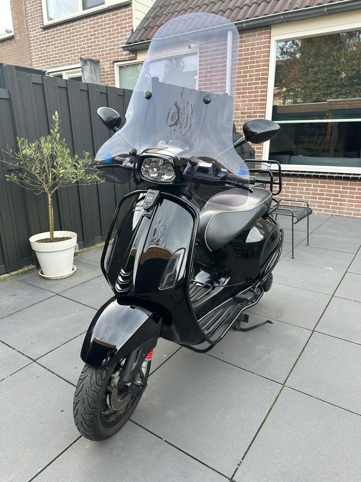 Piaggio Vespa Sprint 50 Zwart, Fietsen en Brommers, Ophalen, Gebruikt, Overige modellen, Maximaal 45 km/u