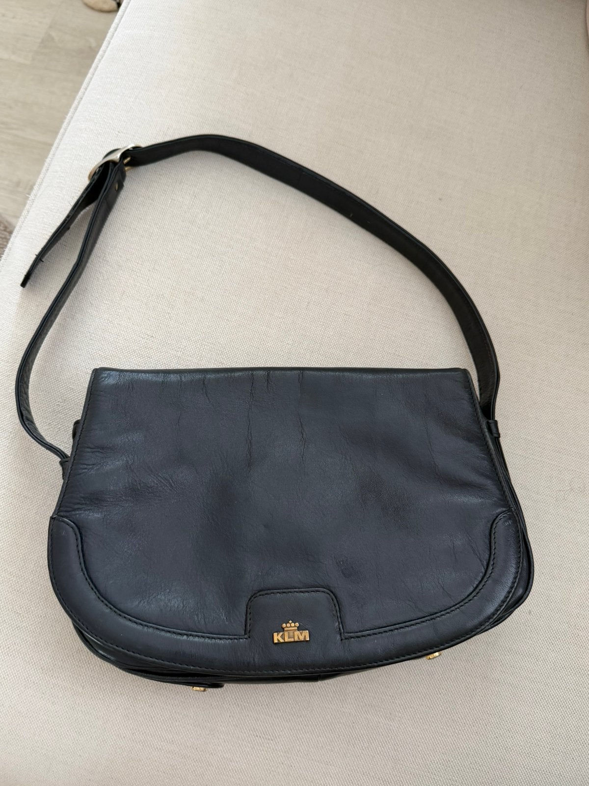 KLM vintage handtas, Ophalen, Zo goed als nieuw
