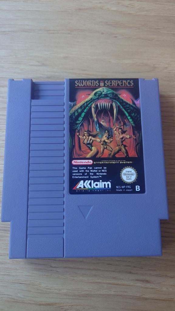 Swords and Serpents NES, Spelcomputers en Games, Games | Nintendo NES, Gebruikt, 1 speler, Ophalen of Verzenden, Role Playing Game (Rpg)